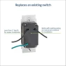 Превью SureSlide Dimmer Switch for Dimmable LED, Halogen and Incandescent Bulbs — Smart Switch, Leviton