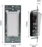 Превью Decora Slide LED Advanced Dimmer Switch for 150W Dimmable LED, Halogen and Incandescent Bulbs and Fixtures — Smart Switch, Leviton