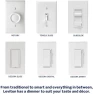Превью Decora Slide LED Advanced Dimmer Switch for 150W Dimmable LED, Halogen and Incandescent Bulbs and Fixtures — Smart Switch, Leviton
