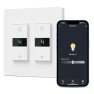 Превью Smart Dimmer Switch 2-Gang Digital Display — Smart Switch, Milfra