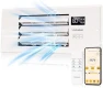 Превью Register Booster Fan - 4'' x 12'' Opening with Adjustable Louver — Smart Fan, VIVOHOME