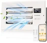 Превью Register Booster Fan - 4'' x 12'' Opening with Adjustable Louver — Smart Fan, VIVOHOME