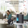 Превью Humidifier for Bedroom, Warm & Cool Mist for Large Room, Top Fill Ultrasonic, Humidity Sensor, Essential Oil, 60H... — Humidifier, BREEZOME