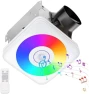 Превью 4-in-1 Smart Bathroom Exhaust Fan with Light, Bluetooth Speaker & Humidity Sensor — Smart Fan, OREiN