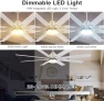 Превью 66 Inch Smart Ceiling Fan with Light — Smart Fan, Sofucor