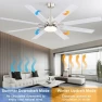Превью 66 Inch Smart Ceiling Fan with Light — Smart Fan, Sofucor