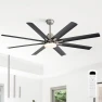 Превью 66 Inch Smart Ceiling Fan with Light — Smart Fan, Sofucor