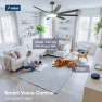 Превью 72 Inch Smart Ceiling Fan with Lights — Smart Fan, Amico