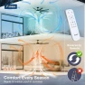 Превью 72 Inch Smart Ceiling Fan with Lights — Smart Fan, Amico