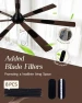 Превью 84" Large Smart Ceiling Fan with Lights Remote Control via WiFi Alexa — Smart Fan, Minislak