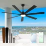 Превью 84" Large Smart Ceiling Fan with Lights Remote Control via WiFi Alexa — Smart Fan, Minislak
