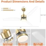 Превью Smart Ceiling Fan with Light — Smart Fan, OKELI