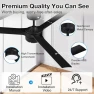 Превью Smart Ceiling Fan with Lights and Remote — Smart Fan, cumilo