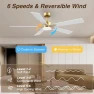 Превью Smart Ceiling Fan with Lights — Smart Fan, Livory