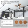 Превью Smart Ceiling Fan with Lights — Smart Fan, cumilo