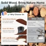 Превью Smart Wood Flush Mount Ceiling Fan with Lights — Smart Fan, Hoenofly