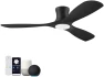 Превью Smart Wood Flush Mount Ceiling Fan with Lights — Smart Fan, Hoenofly