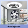 Превью WiFi Low Profile Ceiling Fan with Light — Smart Fan, BAYSQUIRREL