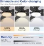 Превью 52 Inch Ceiling Fans with Lights, Smart Low Profile Ceiling Fan with Light and Remote Control — Smart Fan, Hoenofly