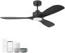 Превью 52" Wood Smart Ceiling Fan with Lights Remote — Smart Fan, Hoenofly