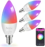 Превью 6 Pack E12 Smart LED Light Bulbs — Smart Light Bulb, Avatar Controls