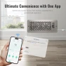 Превью Register Booster Fan for 4" x 12" Holes — Smart Fan, SANYCASA