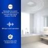 Превью WhisperGreen Select Dual Speed Ceiling Mount Exhaust Fan, Designer Grille — Smart Fan, Panasonic