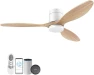 Превью Wood Smart Ceiling Fan with Light and Remote — Smart Fan, cumilo