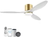 Превью Wood Smart Ceiling Fan with Light and Remote — Smart Fan, cumilo