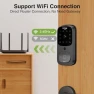 Превью 3 in 1 Door Lock with Fingerprint, WiFi, Keyless Entry Smart Deadbolt, 2K HD Camera — Smart Lock, GHome Smart