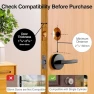 Превью 3 in 1 Door Lock with Fingerprint, WiFi, Keyless Entry Smart Deadbolt, 2K HD Camera — Smart Lock, GHome Smart