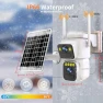Превью Dual Lens Solar Security Camera 2-Pack — Security Camera, Luovisee