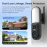 Превью Dual Lens Waterproof Wall Light Camera — Security Camera, EVERSECU