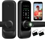 Превью Smart Lock with Camera, 3D Face Recognition Palm Vein Fingerprint Keypad Access, Video Doorbell, WiFi Electronic Handle — Smart Lock, Jacchozhi