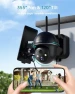 Превью Solar Security Cameras Wireless Outdoor, 360° View, Solar Powered — Security Camera, ZUMIMALL