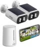 Превью Solar Security Cameras Wireless Outdoor, 4MP, 64GB Local Storage, 2-Cam Kit — Security Camera, Obligz