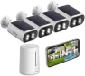 Превью Solar Security Cameras Wireless Outdoor, 4MP, 64GB Local Storage, 2-Cam Kit — Security Camera, Obligz