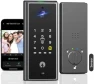 Превью WiFi Door Lock with Camera- Video Doorbell, Deadbolt Smart Lock with RFID Fingerprint Keypad Code, Electronic Digital... — Smart Lock, Dhiedas