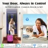 Превью WiFi Door Lock with Camera- Video Doorbell, Deadbolt Smart Lock with RFID Fingerprint Keypad Code, Electronic Digital... — Smart Lock, Dhiedas