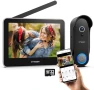 Превью Wireless Video Doorbell with Camera and Monitor — Video Doorbell, TMEZON
