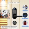 Превью Bluetooth Fingerprint Smart Lock with Handle & Keypad — Smart Lock, samtechT