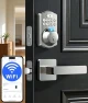 Превью Built-in Wi-Fi Fingerprint Smart Lock with Lever Handle Set — Smart Lock, Veise