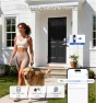 Превью Built-in Wi-Fi Fingerprint Smart Lock with Lever Handle Set — Smart Lock, Veise