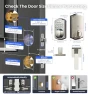 Превью Built-in Wi-Fi Fingerprint Smart Lock with Lever Handle Set — Smart Lock, Veise