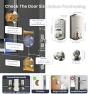 Превью Built-in WiFi Fingerprint Smart Lock with 2 Knobs — Smart Lock, Veise