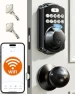 Превью Built-in WiFi Fingerprint Smart Lock with 2 Knobs — Smart Lock, Veise