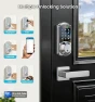 Превью Fingerprint App Control Smart Lock with Heavy-Duty Zinc Alloy Handles — Smart Lock, Veise