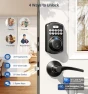 Превью Fingerprint Door Lock with Lever Handles — Smart Lock, Veise