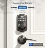Превью Fingerprint Door Lock with Lever Handles — Smart Lock, Veise