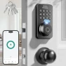 Превью Fingerprint Keypad Deadbolt with Knob Set — Smart Lock, Ulecoce
